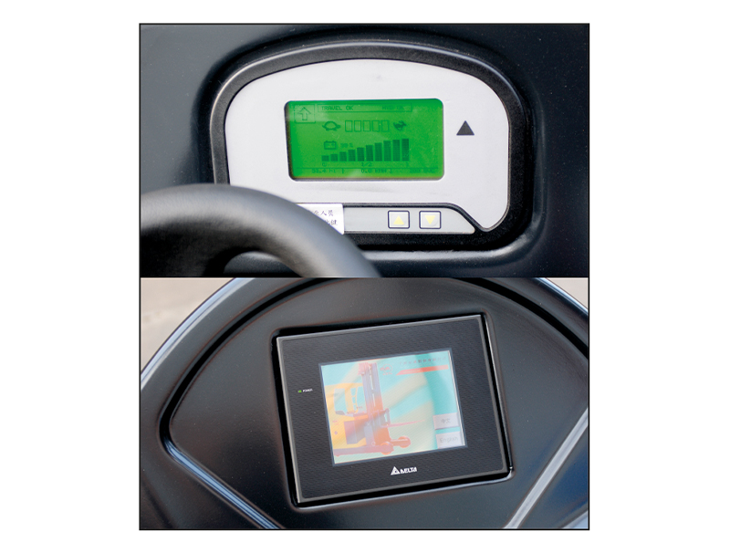 Montacargas retráctil eléctrica