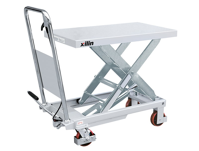 Mesa elevadora de acero inoxidable