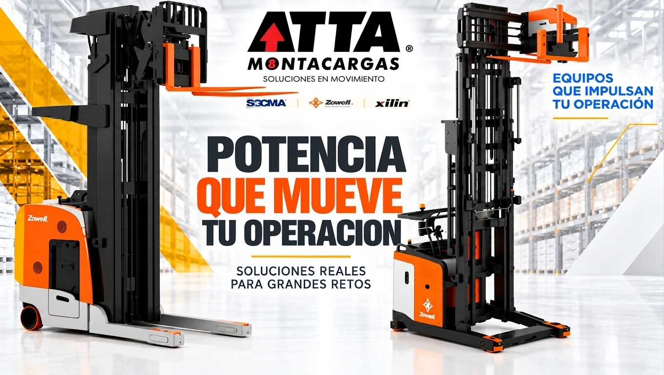 Montacargas reach Zowell: potencia que mueve tu operación